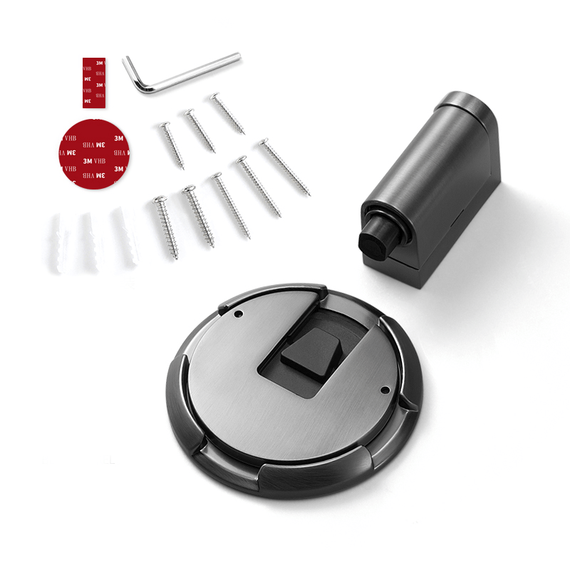 Mechanical Door Stopper | Lockable Door Holder Made of Solid Zinc Alloy