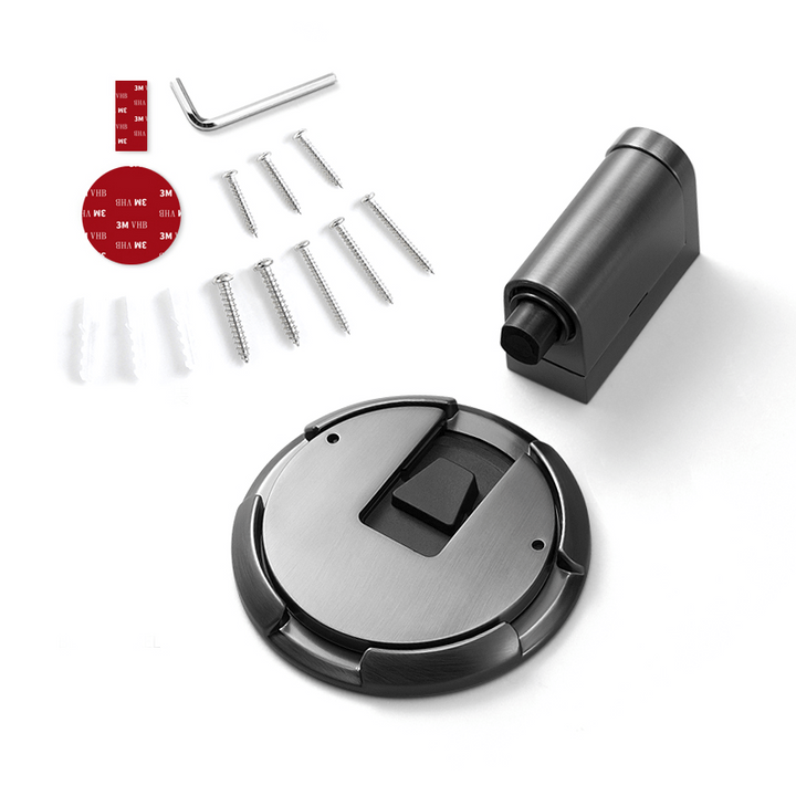Mechanical Door Stopper | Lockable Door Holder Made of Solid Zinc Alloy