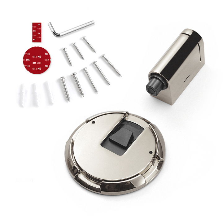 Mechanical Door Stopper | Lockable Door Holder Made of Solid Zinc Alloy