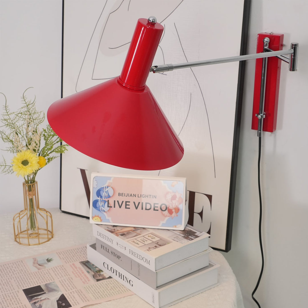 Anvia Wandlamp | Minimalistische Verstelbare Wandlamp voor Slaapkamer & Woonkamer