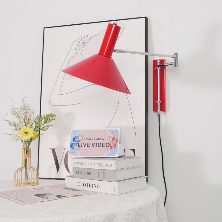 Anvia Wandlamp | Minimalistische Verstelbare Wandlamp voor Slaapkamer & Woonkamer