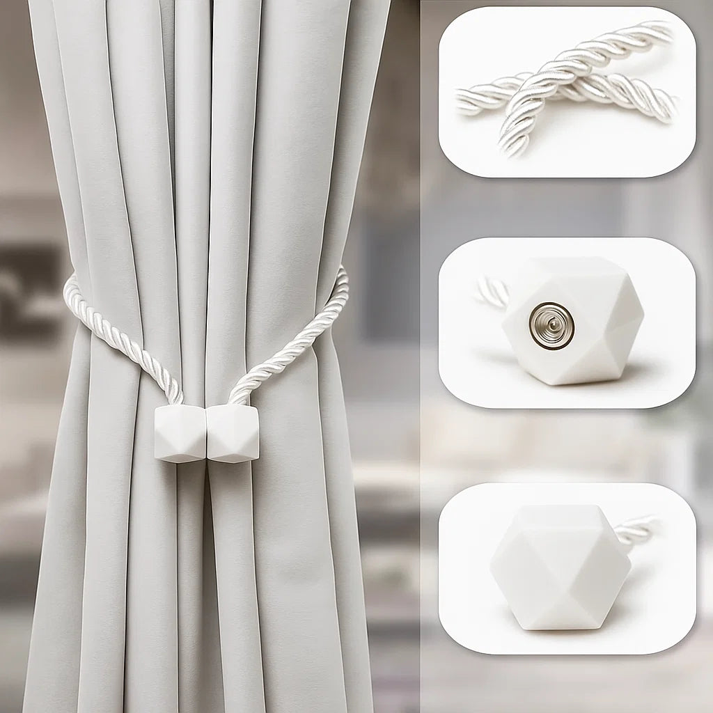 Magnetische Gordijnhouders | 1 + 1 GRATIS