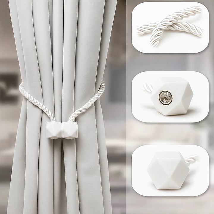 Magnetische Gordijnhouders | 1 + 1 GRATIS