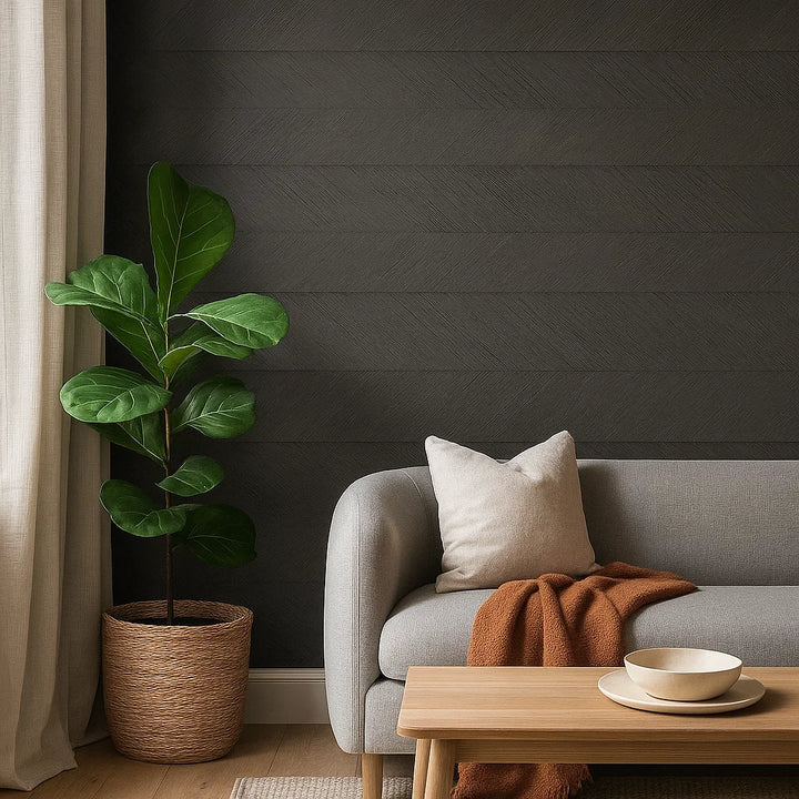 Grattugiare Nero | Zelfklevend PVC Behang