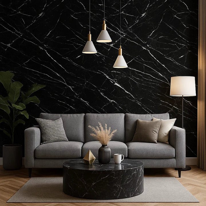 Marmo Striato Glossy | Zelfklevend PVC Behang