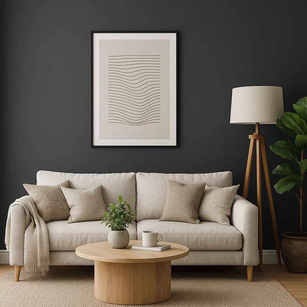 Nero Solido | Zelfklevend PVC Behang Zwart