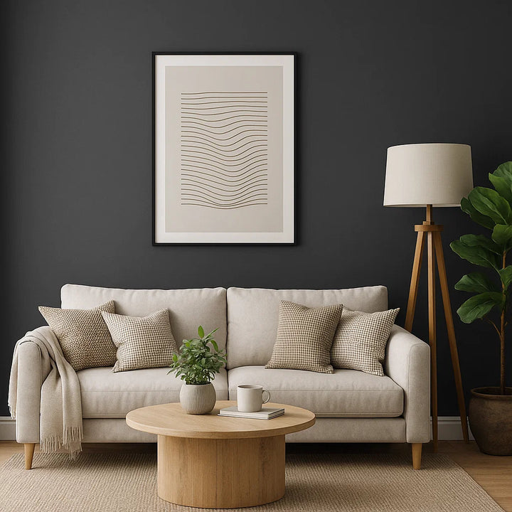 Nero Solido | Zelfklevend PVC Behang Zwart