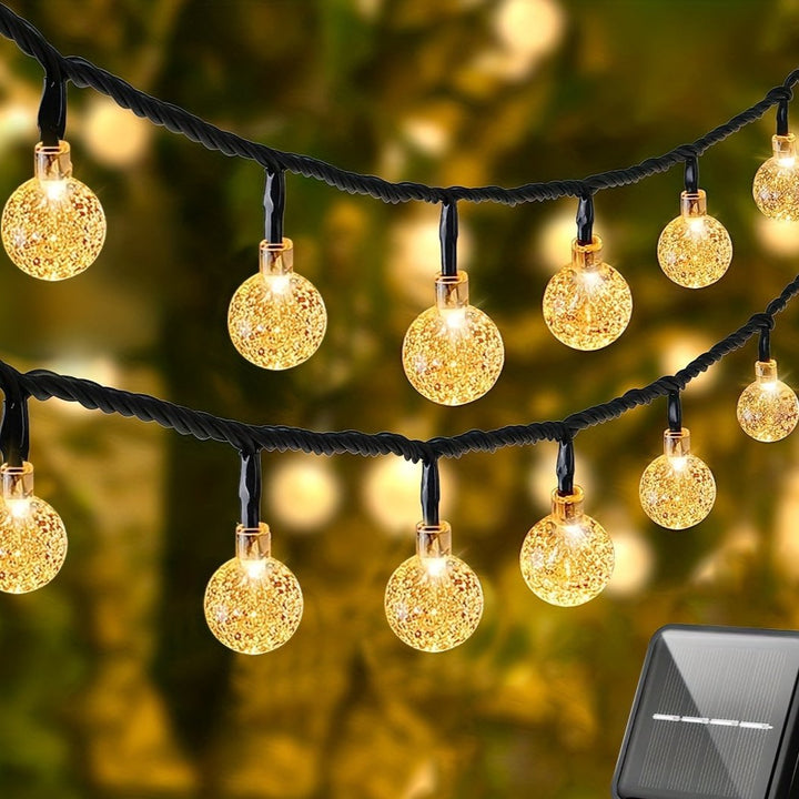 Solar Crystal Ball Bubble Light String | 20–100 LED Zonne-Energie Lichtslinger