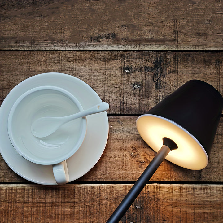 Moderne Draadloze Tafellamp | Dimbaar & Oplaadbaar met 3 Kleurtemperaturen