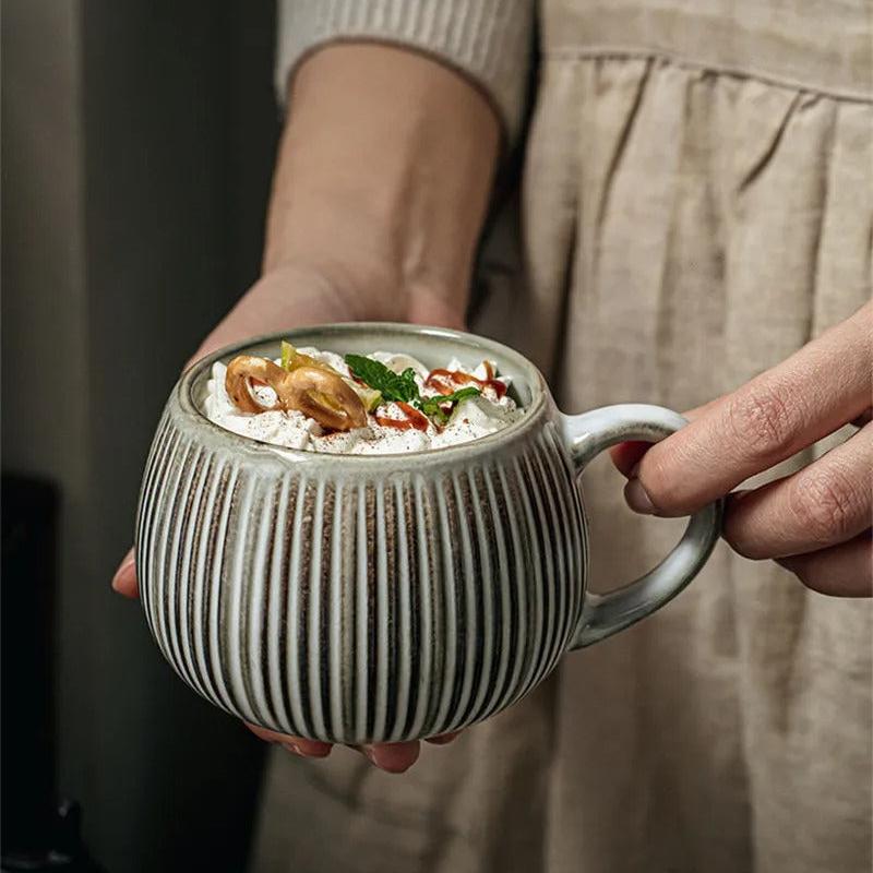 Scandinavische Keramieken Bekerset | Handgemaakt | Set van 2 | 200 ml