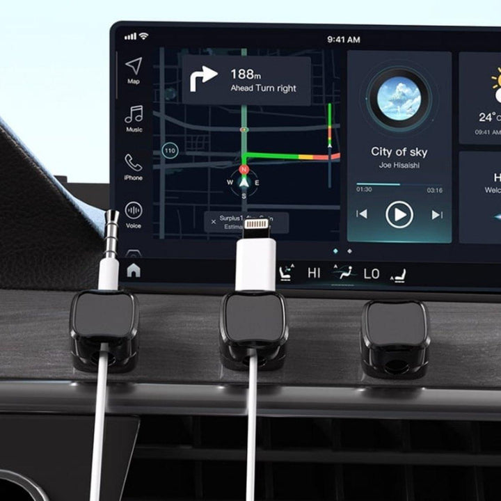 KabelFix | Magnetische Kabelclips | 6-delige Set voor Georganiseerd Kabelbeheer