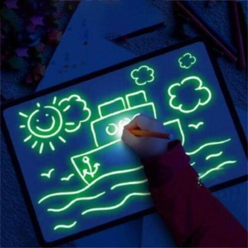 Magic Light Tekenbord™ | Lichtgevend Teken Tablet voor Kinderen