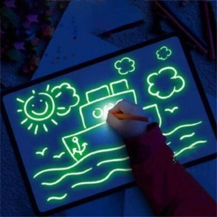 Magic Light Tekenbord™ | Lichtgevend Teken Tablet voor Kinderen