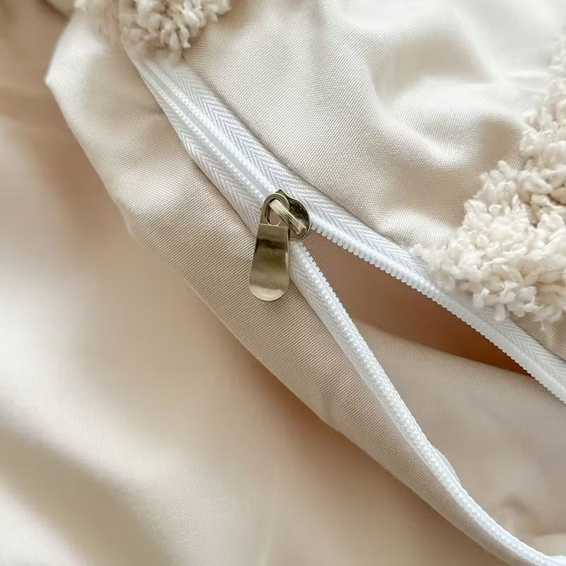 Boho Dekbedovertrek Set | 3-Delig met Kussenslopen | Zacht Microvezel & Ritsluiting