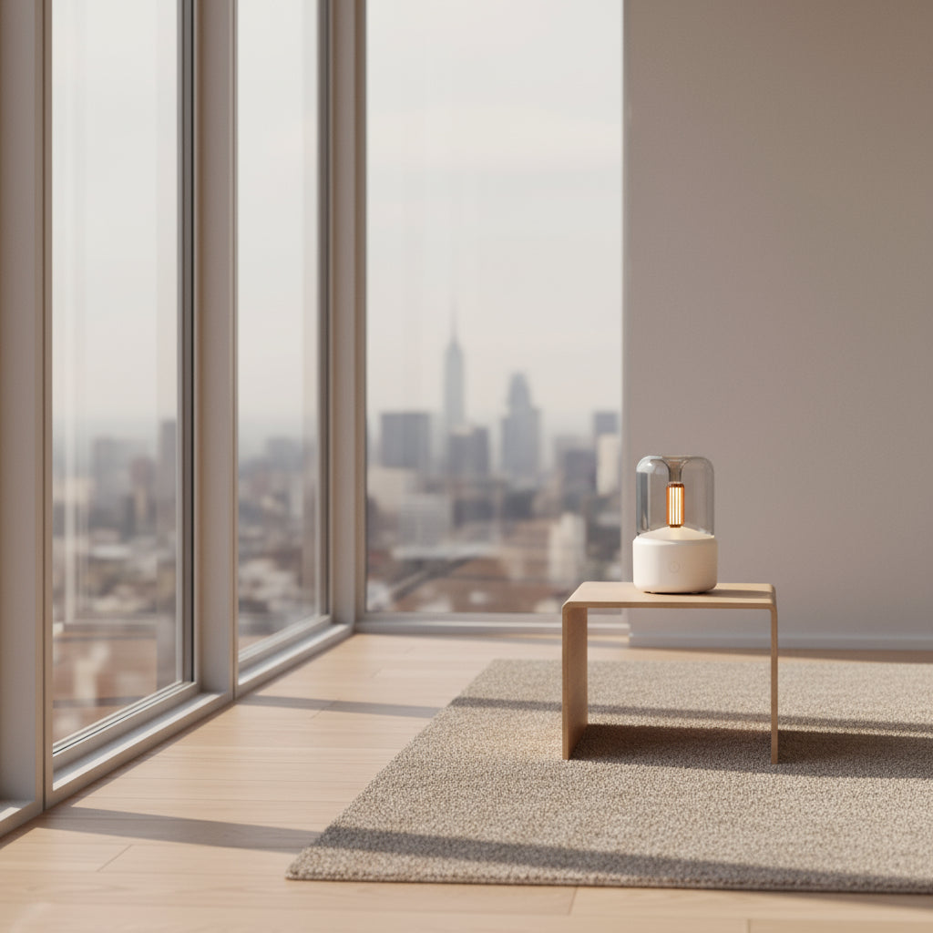 Aromatherapie Kaarslicht Diffuser | Rustgevende LED Vlam & Geurverspreider