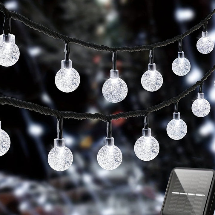 Solar Crystal Ball Bubble Light String | 20–100 LED Zonne-Energie Lichtslinger