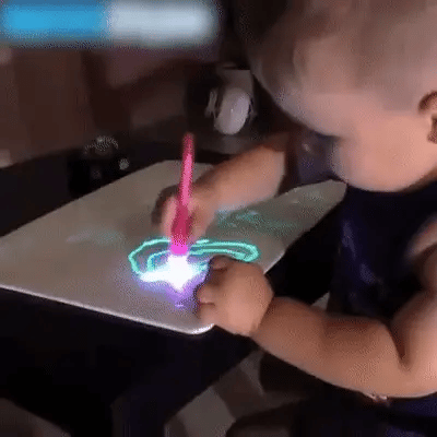 Magic Light Tekenbord™ | Lichtgevend Teken Tablet voor Kinderen