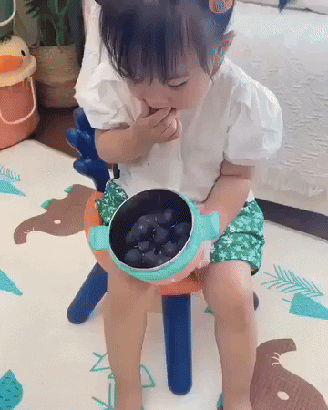 KnoeiMaatje™ | 360° Anti-Knoei Kom | Ideaal voor Baby’s & Peuters