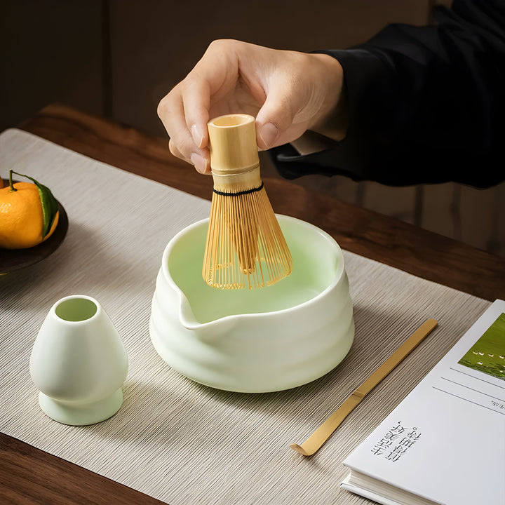 Matcha Set Keramiek | Traditioneel Japanse Theeset van Porselein