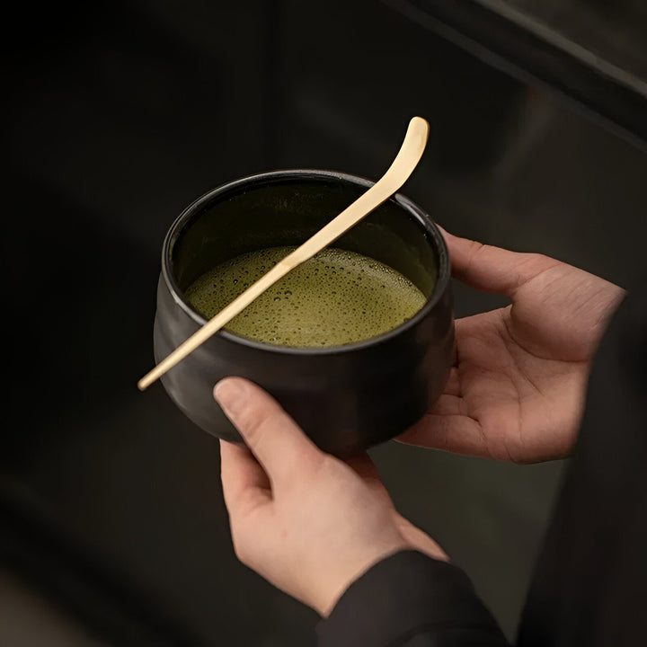 Matcha Thee-Set Traditioneel Japans 4-Delig Theeset van Bamboe & Keramiek