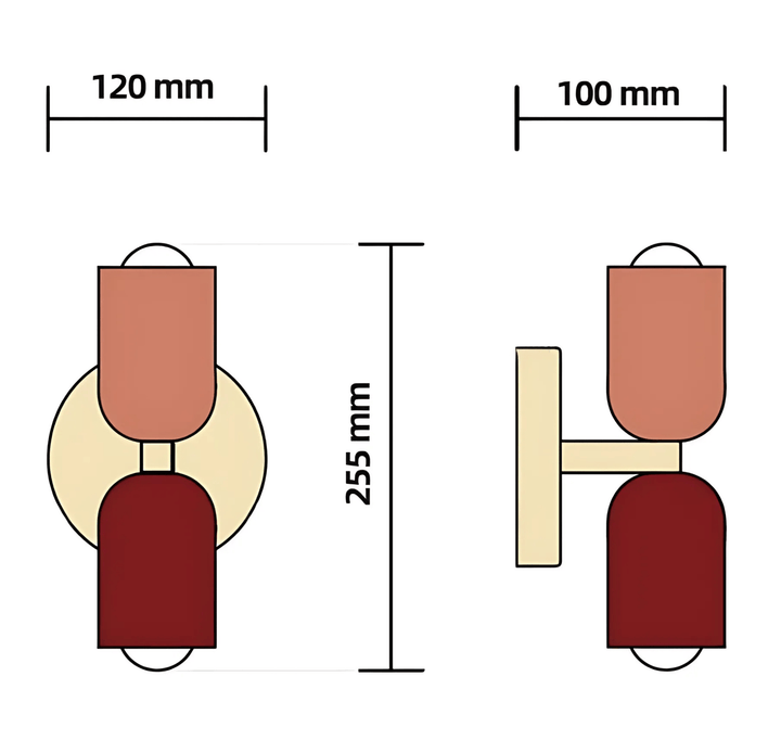 Piccadilly Wandlamp | Kleurrijke designlamp voor een speelse en moderne uitstraling