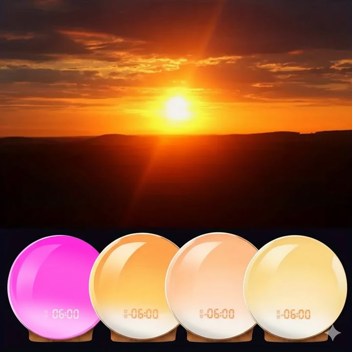 AuroraRise | Zonsopgang Wekker met Licht & FM-Radio
