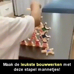 BuildGame™ | Snel Stapelspel voor het Hele Gezin | Feestdagen Fun voor Jong & Oud